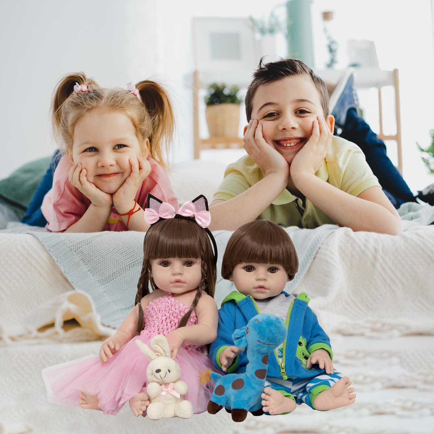 Miniatura Bebe Reborn Realista Gêmeos Jacarezinho Bailarina Enxoval