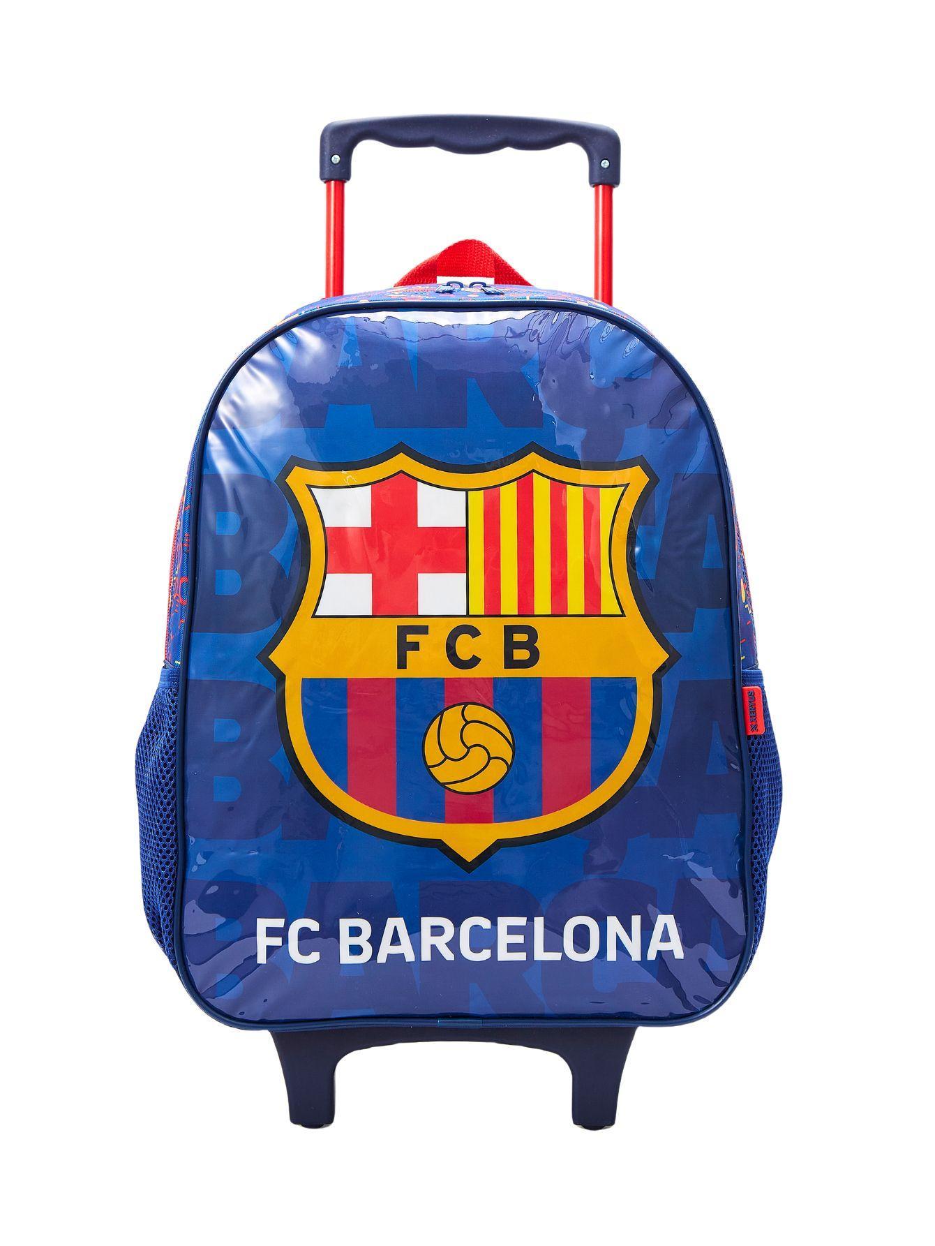 Miniatura Mochila Escolar Rodinha Barcelona Futbol Club  13560