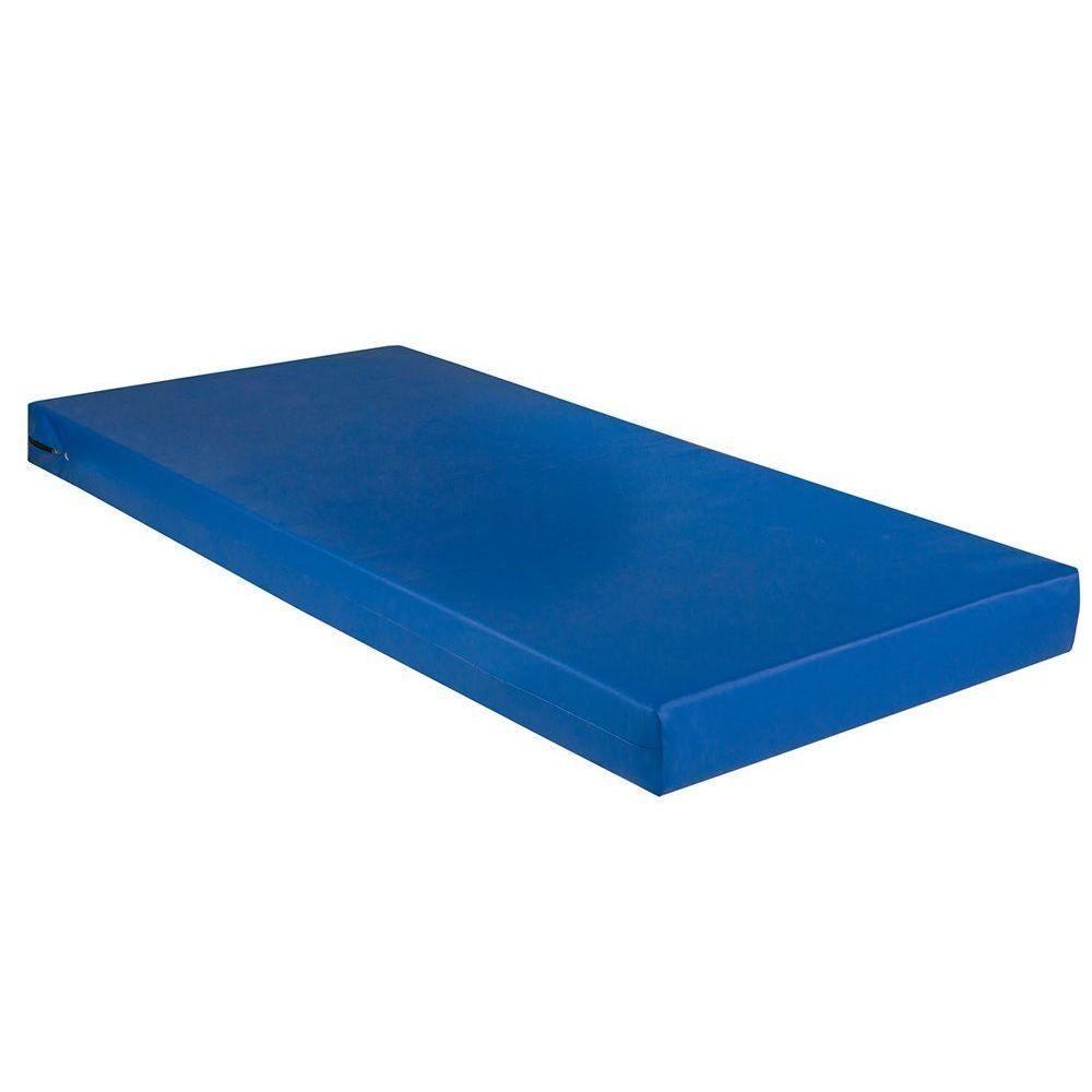 Miniatura Colchão Solteiro Espuma D28 Hospitalar Impermeável Comfortpedic Line Napa Azul (88x188x12) - Orthoflex