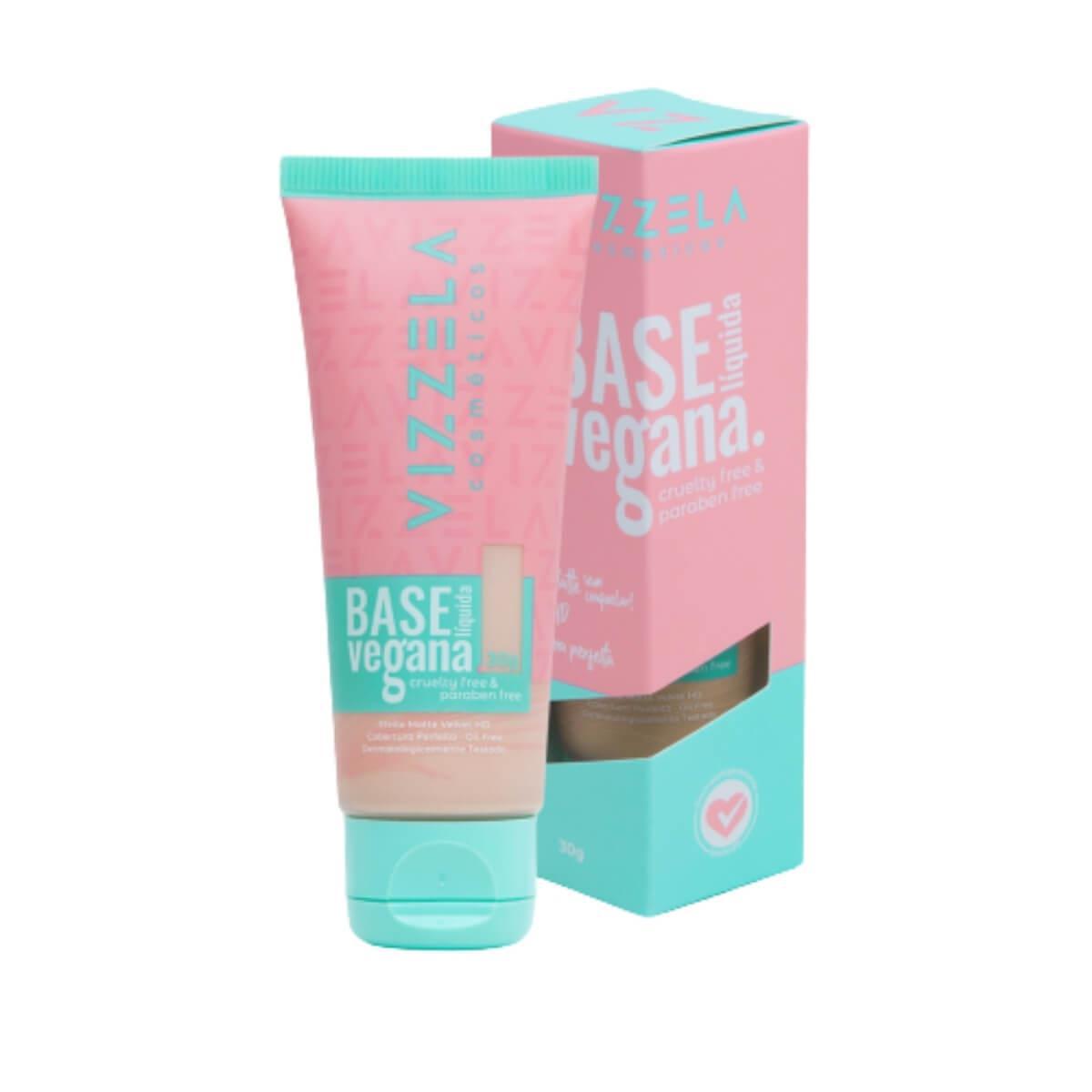 Miniatura Base Líquida Vegana Vizzela Cor 14 - 30G