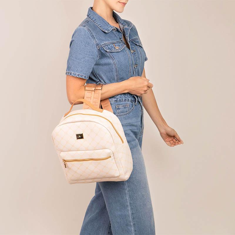 Miniatura Bolsa Mochila Feminina Rafitthy 28.25149 Casual
