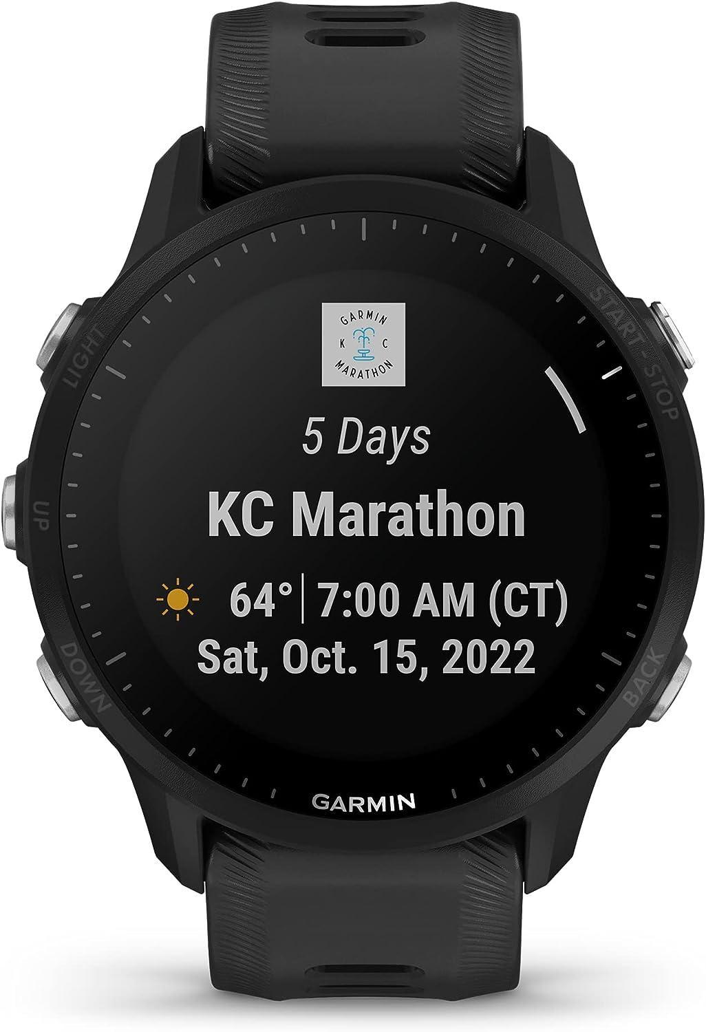 Miniatura Relógio Garmin Forerunner 955 Solar 010-02638-60 Preto Br