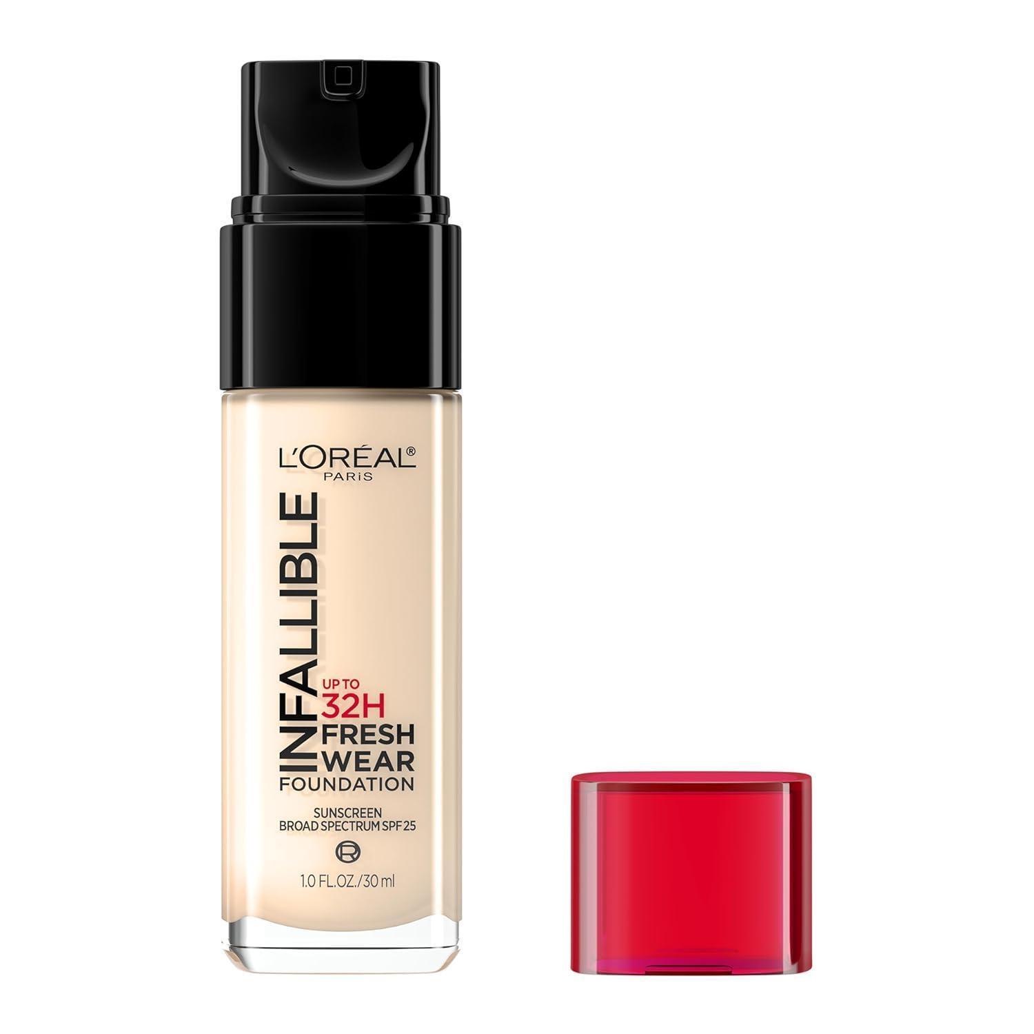 Miniatura L'Oreal Paris Infallible Base Líquida Leve Cor395 Rose Pearl
