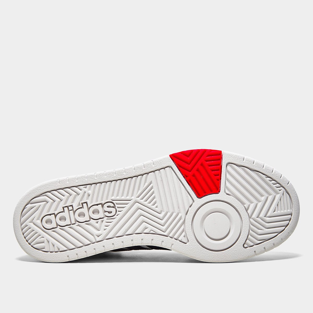 Tênis Adidas Hoops 3.0 Mid Masculino Branco+Marinho - 35
