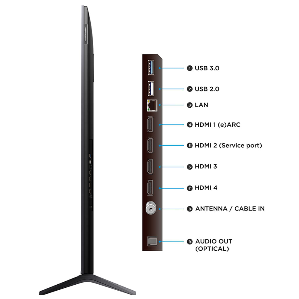 Miniatura Smart TV 4K TCL QD-Mini LED 65” Polegadas com HDMI 2.1, Dolby Vision IQ, Subwoofer, 144Hz VRR e Wi-Fi - 65C6K Bivolt