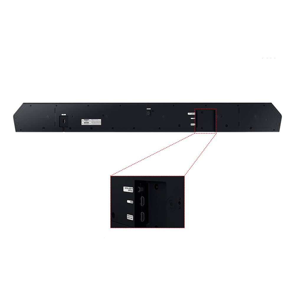 Soundbar Samsung HWQ930D com 9.1.4 Canais, Wireless Dolby Atmos, Alexa Integrado e 656W Bivolt