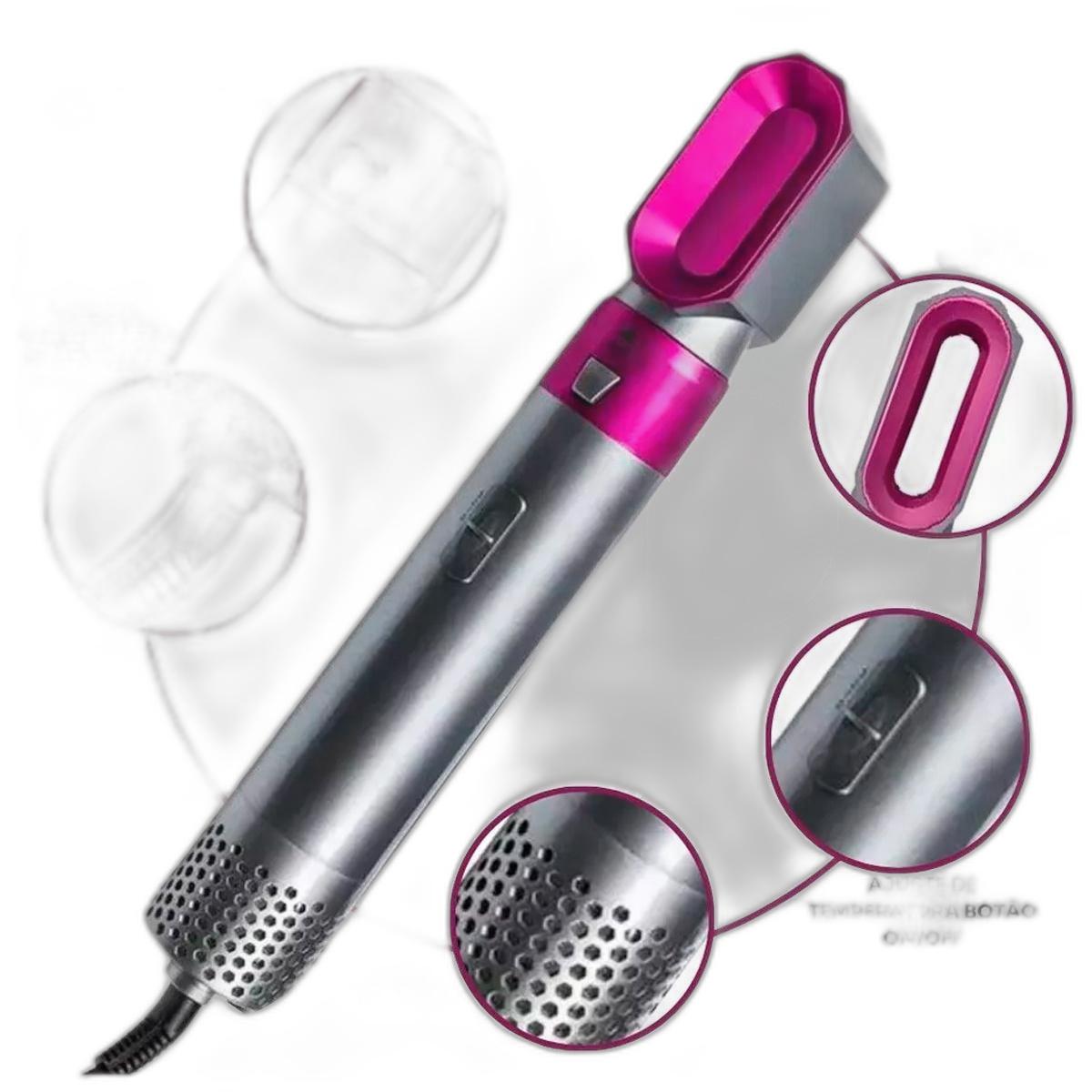 Escova Modeladora 5 Em 1 Secador Potente 110V