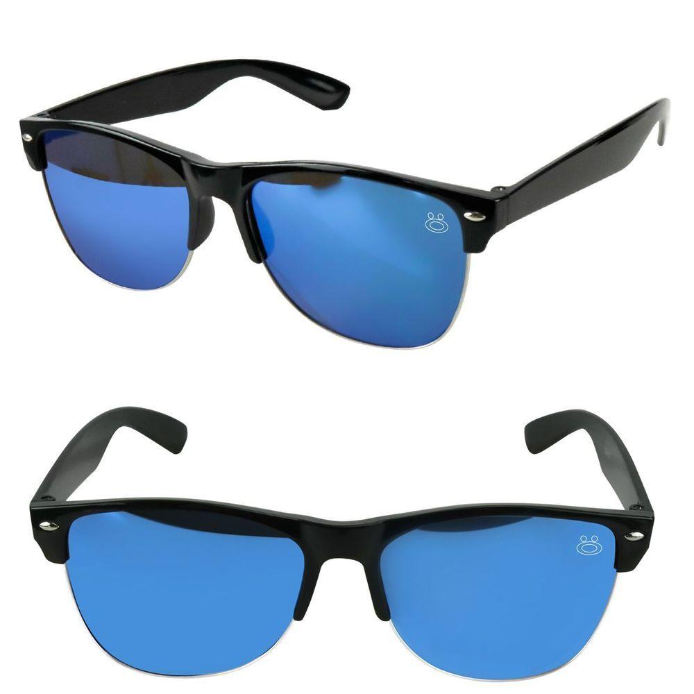 Miniatura Clubmaster Verão Oculos Sol Masculino Proteção Uv Case