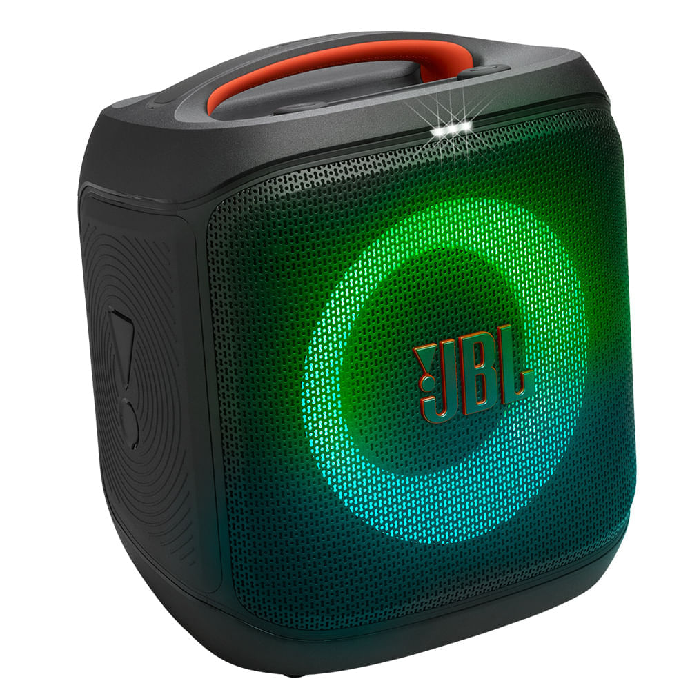 Miniatura Caixa de Som Bluetooth JBL Party Box Encore Essential 2 Pro Sound com AI Sound Boost - Preta - JBLPBENCESS2BR Bivolt