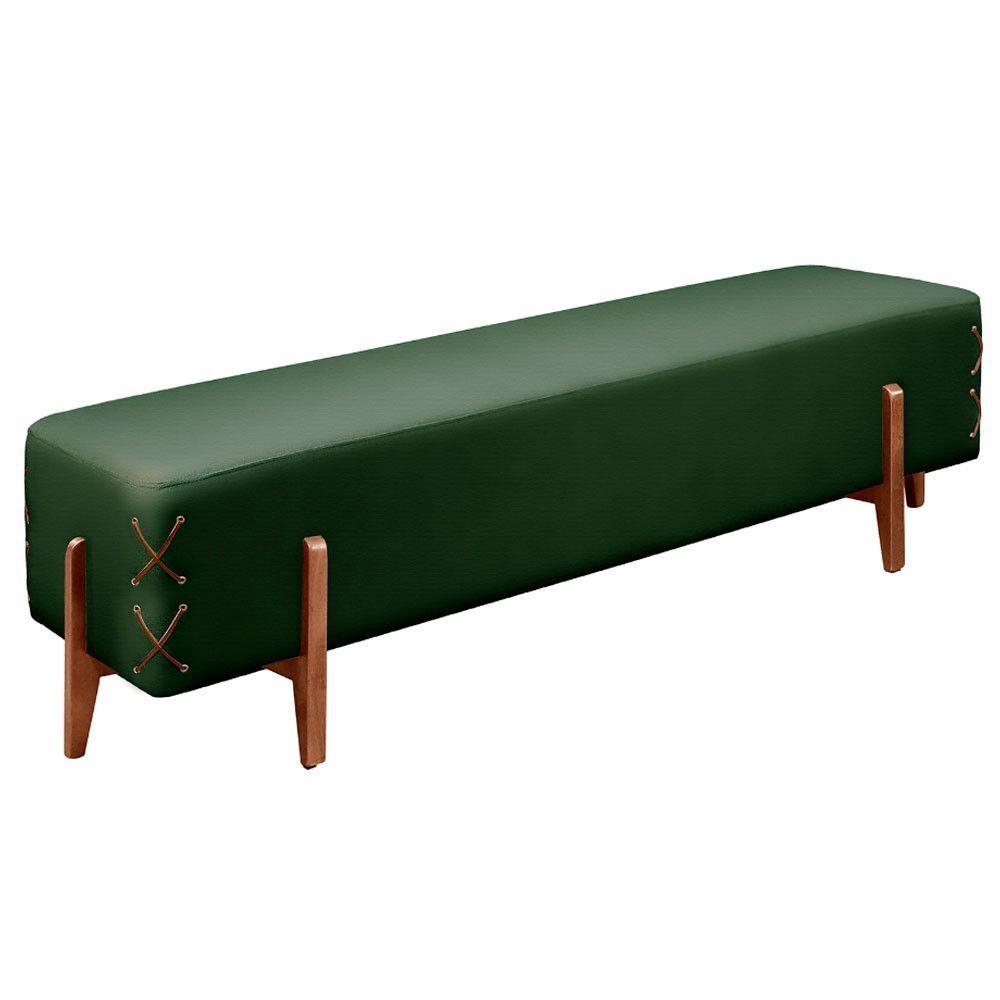 Miniatura Recamier Eros Luxo Base Em Madeira Maciça Castellar Móbile Verde