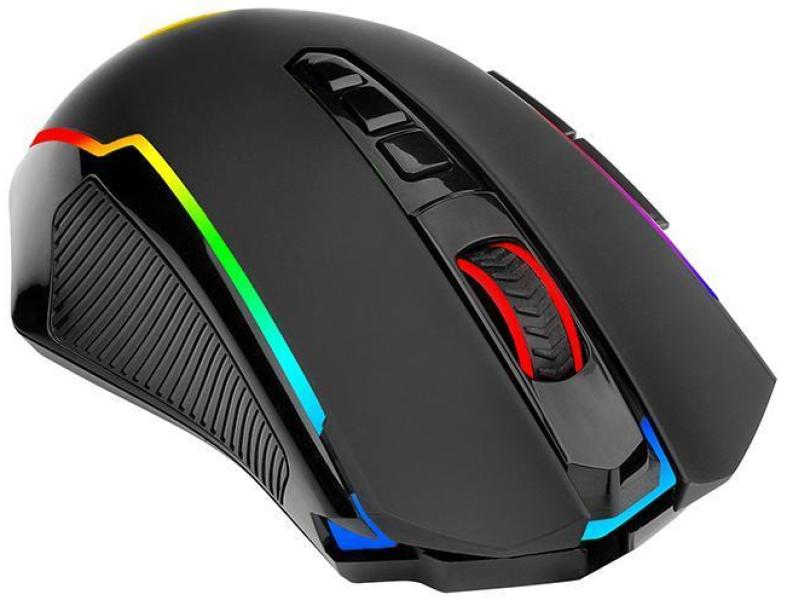 Miniatura Mouse Gamer Redragon Sem Fio Nix Preto M914-Rgb