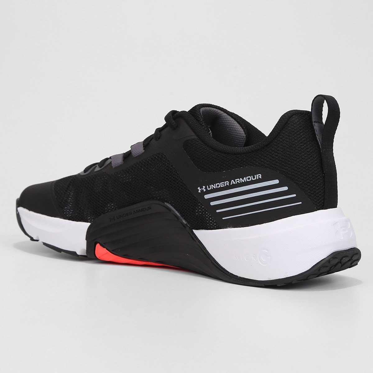 Miniatura Tênis Under Armour Tribase Reps Unissex Preto+Cinza - 34