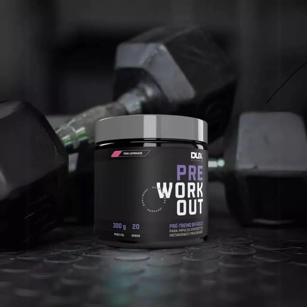 Miniatura Pré Treino Workout Bifasico Dux Nutrition Sabor Frutas Vermelhas 300g