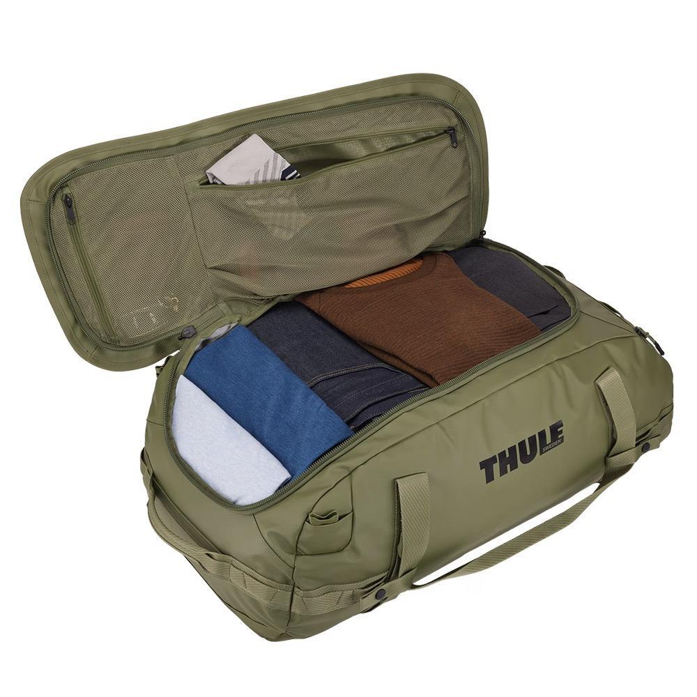Miniatura Bolsa Viagem Duffel Thule Chasm 70L - Verde Olivine