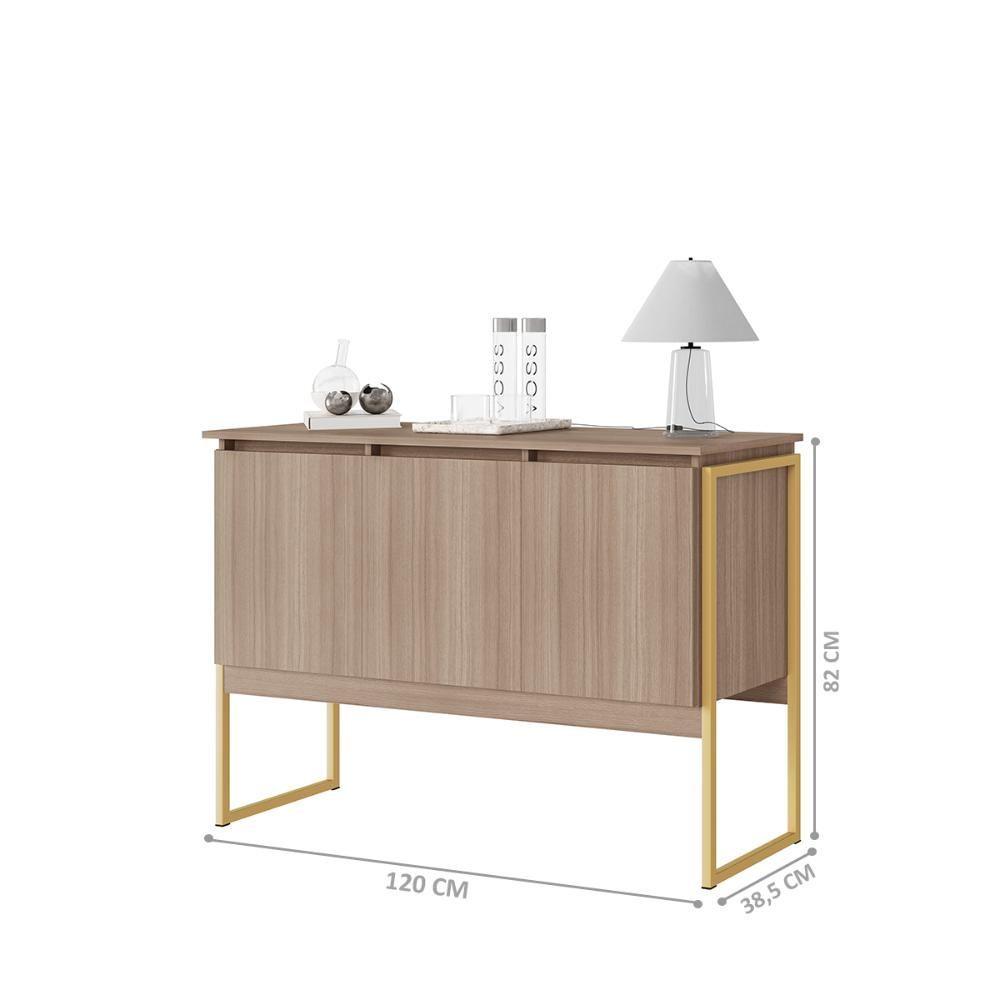 Miniatura Aparador Dourado 3 Portas Montana Dourado