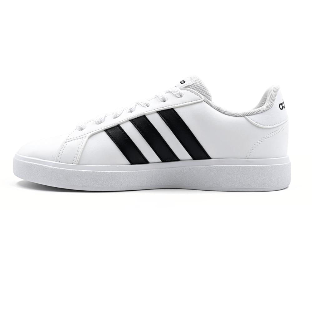 Miniatura Tênis Adidas Grand Court Base 2.0 Feminino BRANCO/PRETO - 34