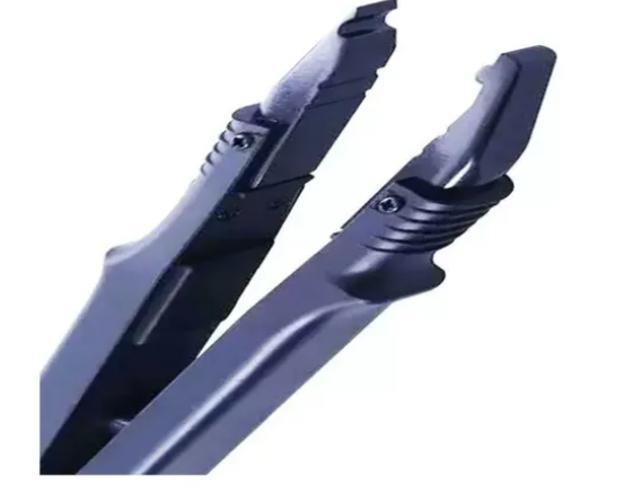 Miniatura Pinça Mega Hair Profissional Ponta Curva Bivolt