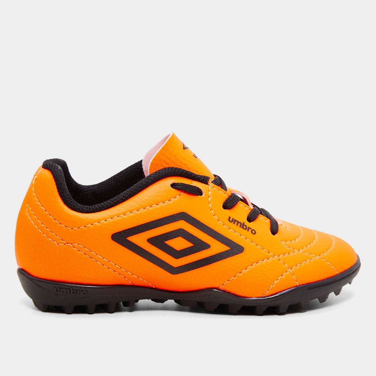 Miniatura Chuteira Infantil Society Umbro Class Footballer Laranja+Preto - 28
