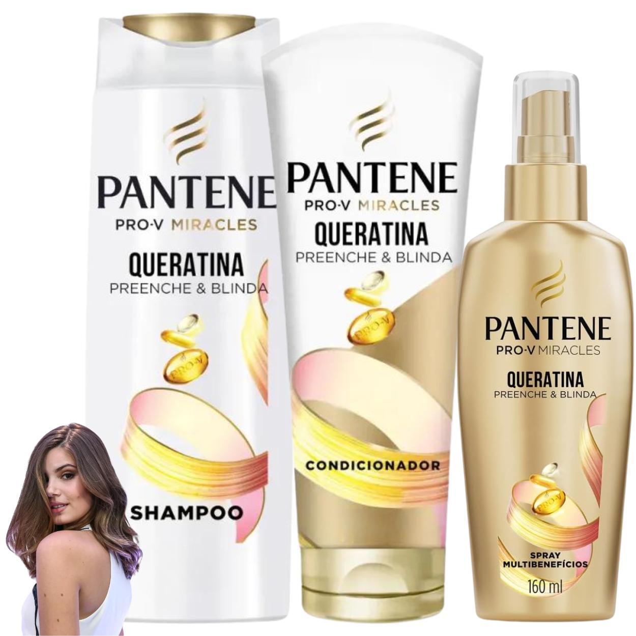 Miniatura Kit Pantene Pro-V Queratina Miracles Hidratação Intensiva