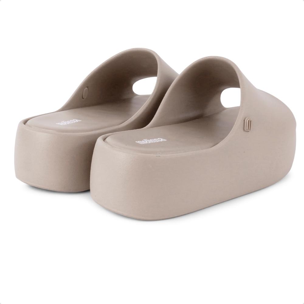 Chinelo Slide Melissa Free Plataforma Feminina Bege - 33/34