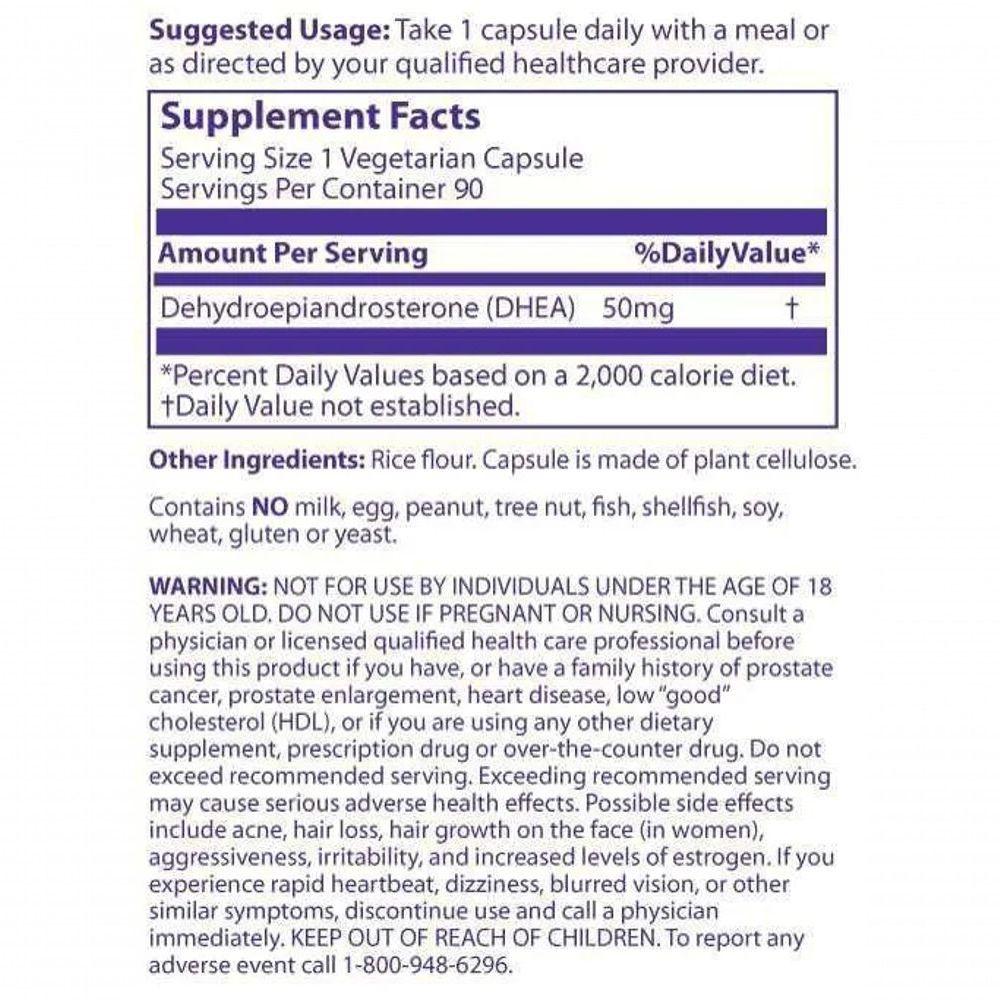 Miniatura Dhea 50Mg 90 Cápsulas Mrm