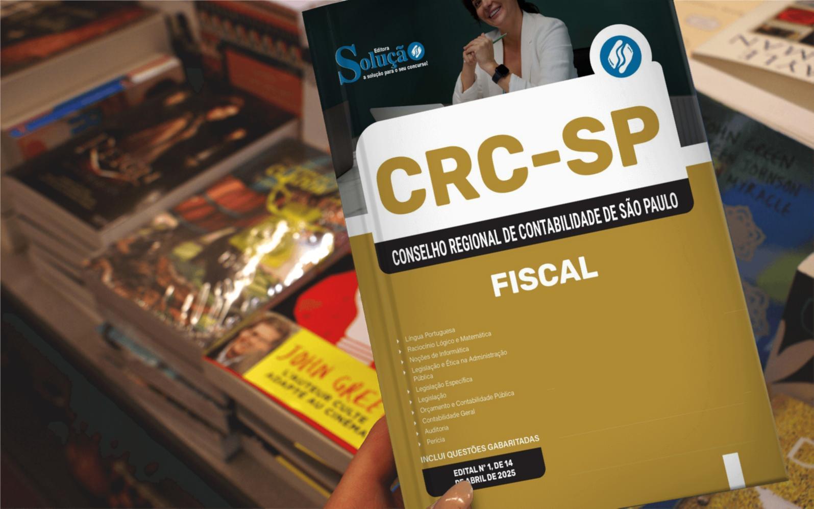 Miniatura Apostila Concurso Crc Sp 2025 - Fiscal