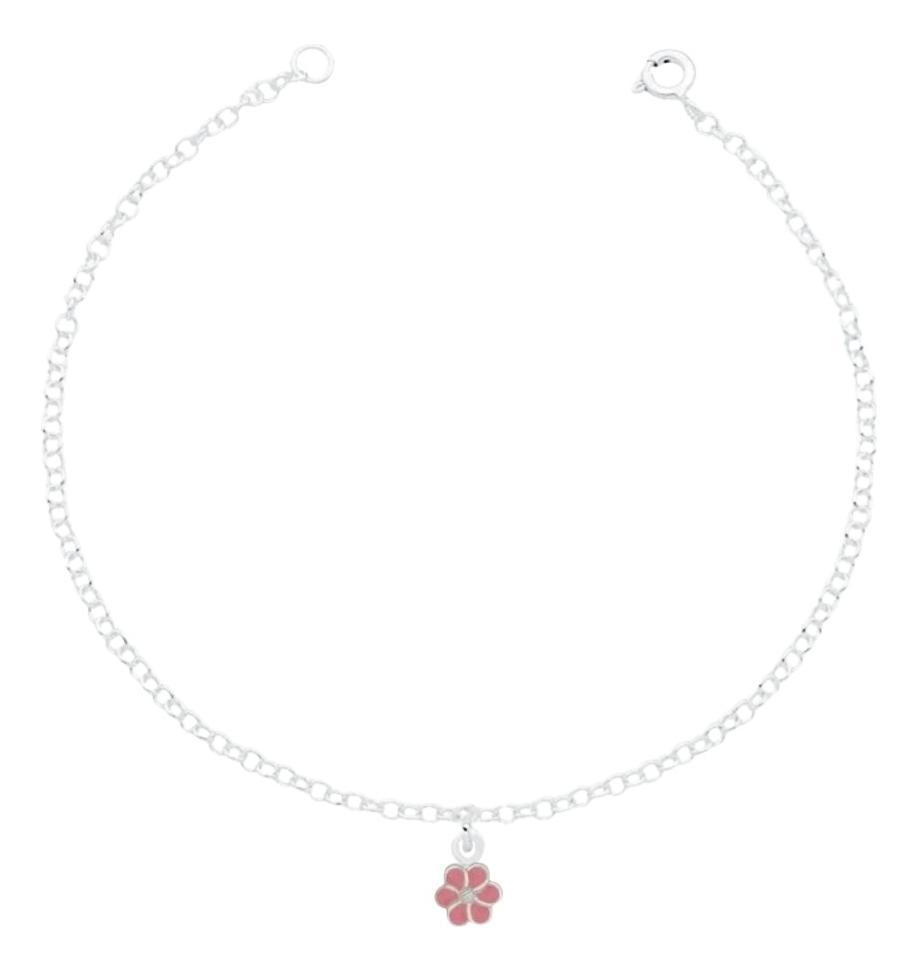 Miniatura Pulseira Para Crianças Infantil Unicórnio Prata 925