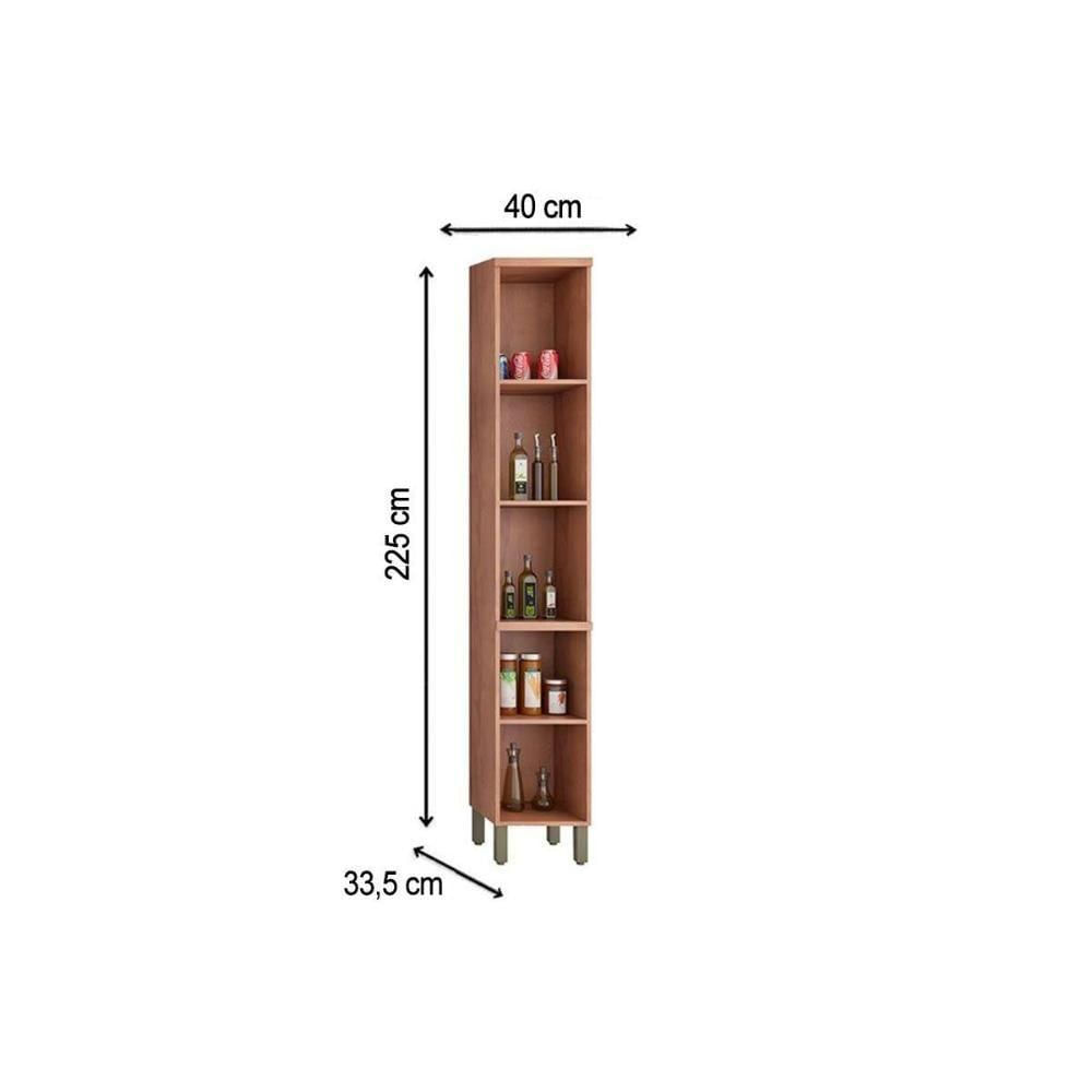 Miniatura Paneleiro De Cozinha Modulado Marsala C/ 2 Portas Castanho/chumbo - Ronipa