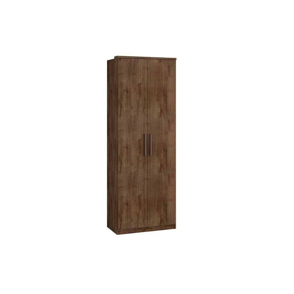 Miniatura Modulado De Quarto Guarda Roupa Gold Bari C- 2 Portas E 3 Gavetas Canela - Novo Horizonte