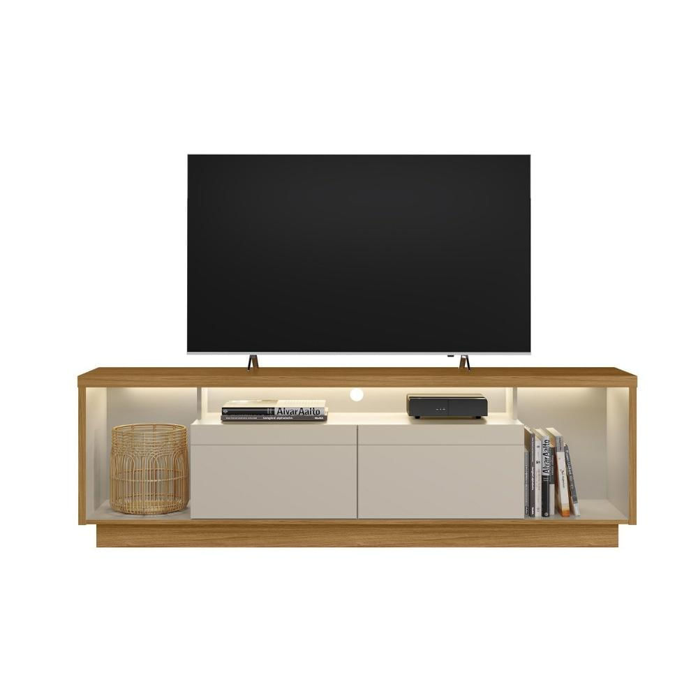 Miniatura Conjunto Rack Cronos 1.8 com Kit Fita LED 1 Fita (1600mm) Nature/ Off White