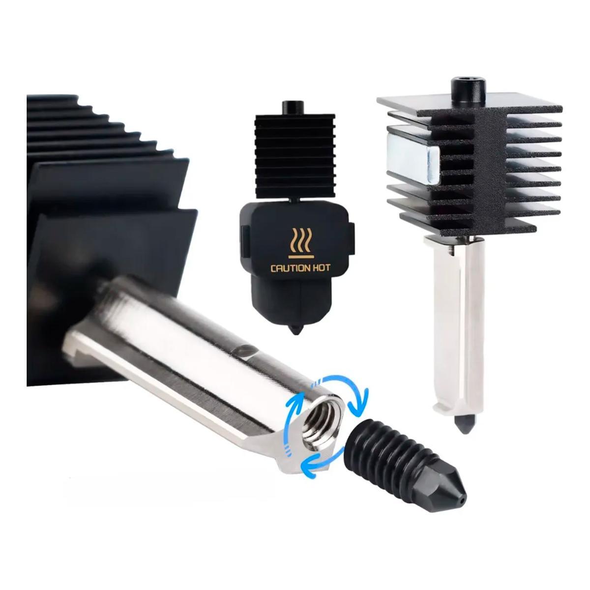 2X Unidades Bico Hotend Impressora Bambulab A1 A1 Mini 0.4Mm