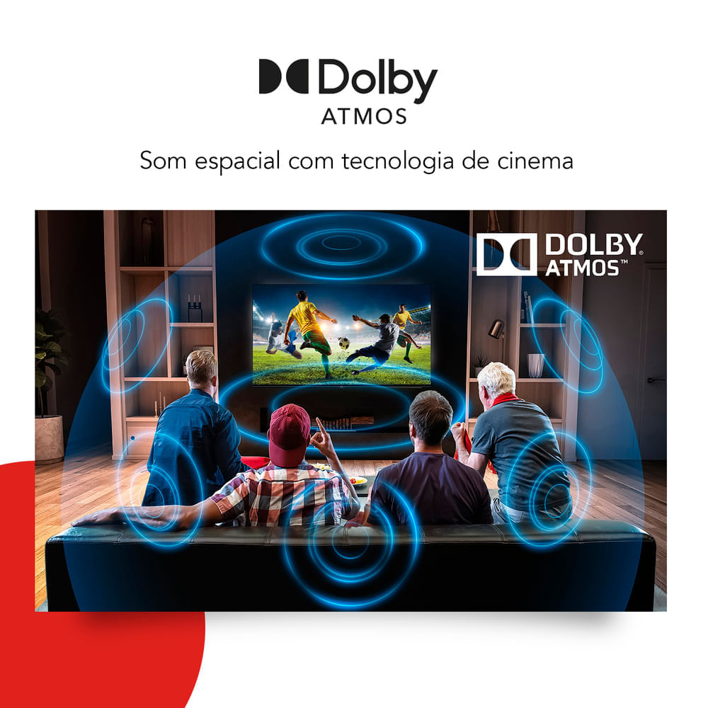 Smart TV AIWA 65” GOOGLE TV 4K Comando de voz Dolby Vision&Atmos AWS-TV-65-BL-01-G TV 65 GOOGLE INF AWS-TV-65-BL-01-G