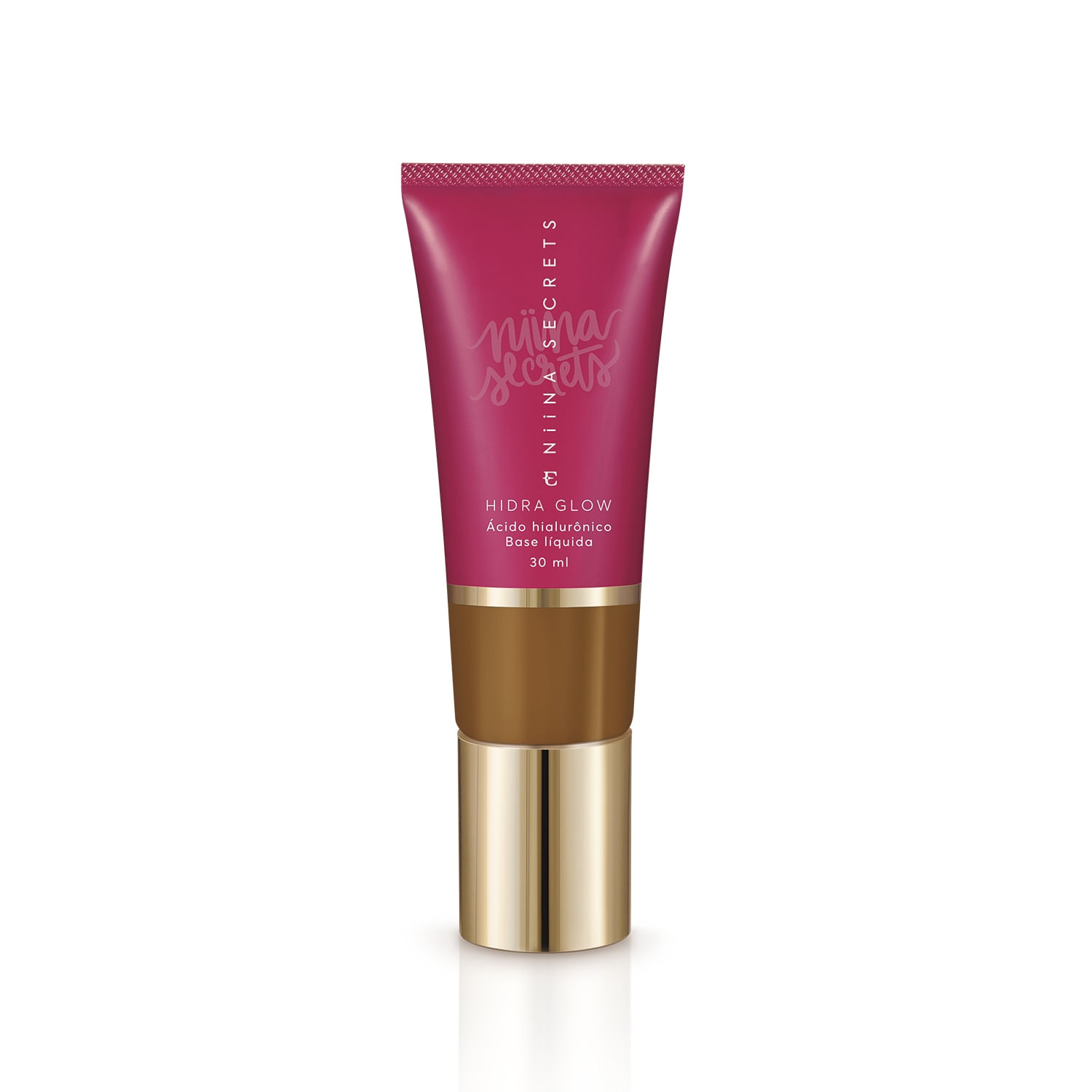Miniatura Base Líquida Niina Secrets Hidra Glow Cor 75 30ml