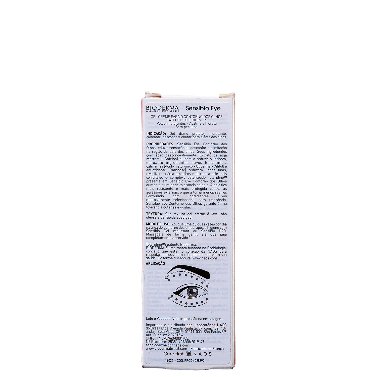 Bioderma Sensibio Eye - Gel para Área dos Olhos 15ml