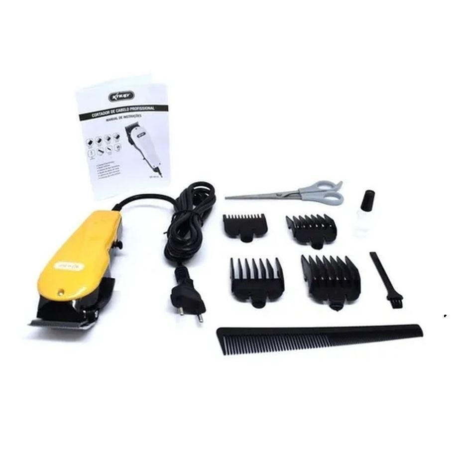 Miniatura Maquina De Cortar Cabelo Qualidade Profissional Qr-8918 Knup