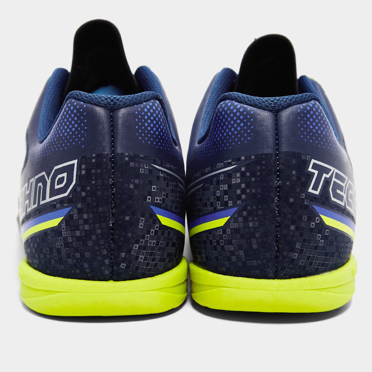 Miniatura Chuteira Infantil Futsal Umbro Techno II Marinho+Branco - 35
