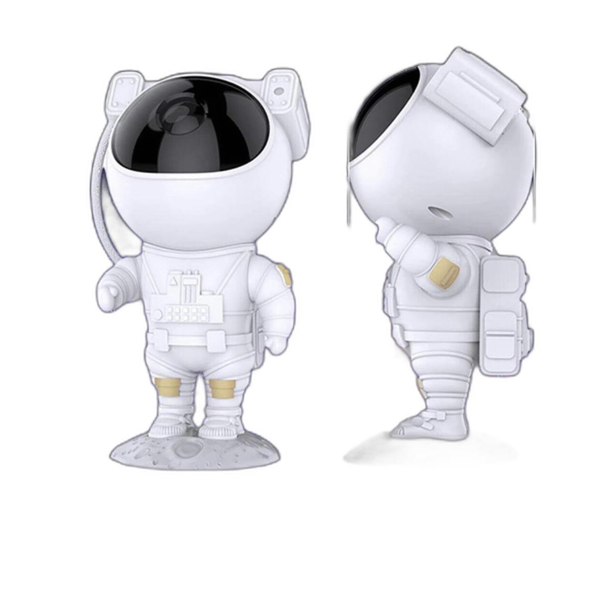 Projetor Robô Luz E Luminária Astronauta Galaxy Light Cor Da