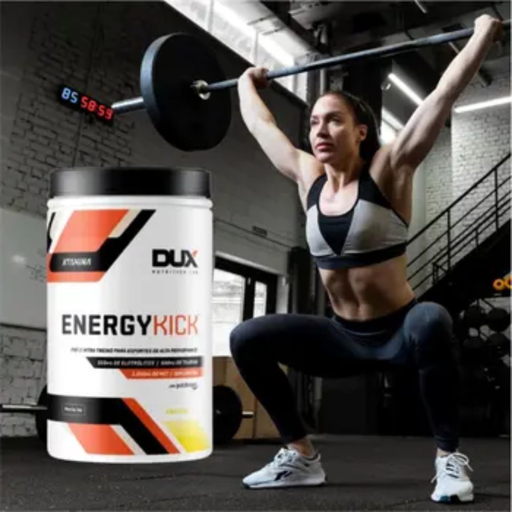 Miniatura Pre e Intra Treino Energy Kick Dux Xtamina Sabor Laranja 1Kg
