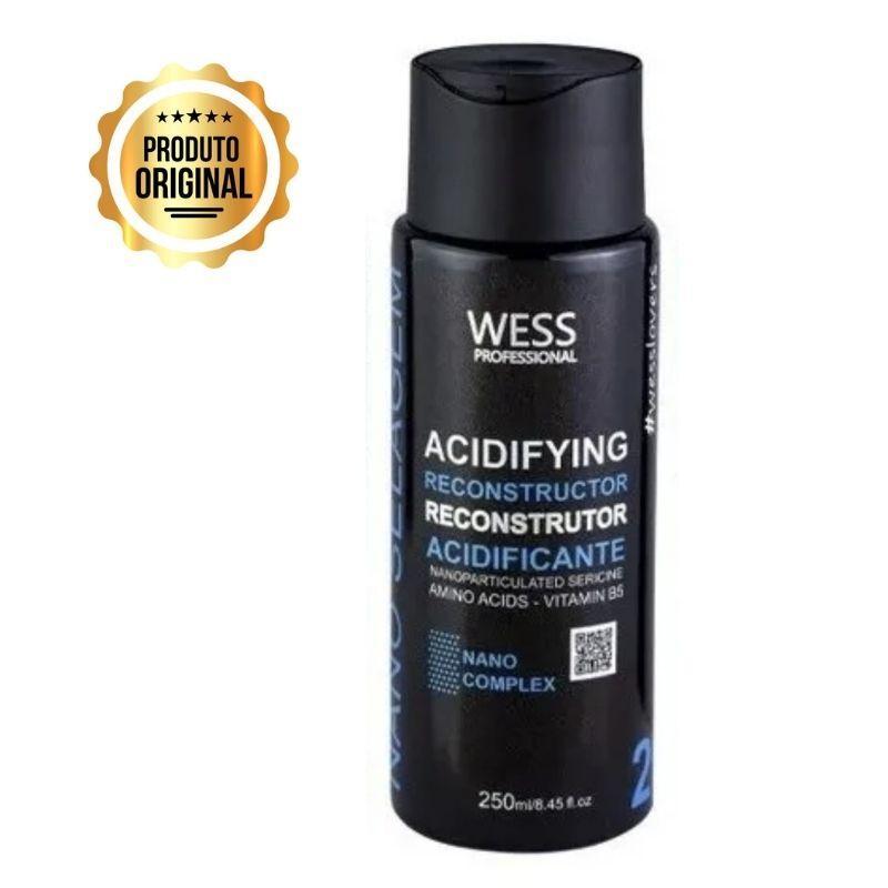 Miniatura Wess Nano Selagem Acidificante Reconstrutor - 2 - 250Ml
