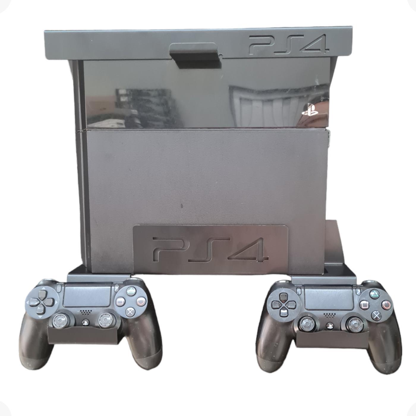 Miniatura Suporte De Parede Para Ps4 Preto