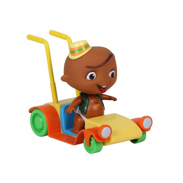 Miniatura Mini Beat Power Rockers Mini Figura Carlos e Carrinho BR994