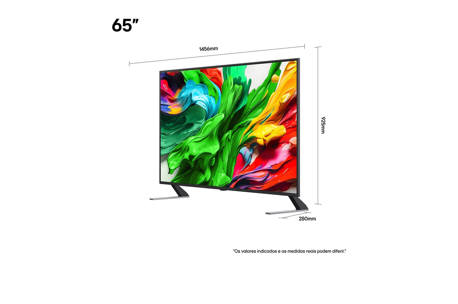 Smart TV LG QNED evo AI QNED85 65 Polegadas (65QNED85ASG): Cores Ricas e Precisão MiniLED em 4K 12 meses - 65 " - 110v/220v