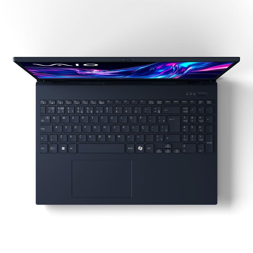 Miniatura Notebook VAIO FE16 Intel Core i7-1355U 32GB RAM 512GB SSD Tela 16" IPS WUXGA Linux - Cinza Grafite