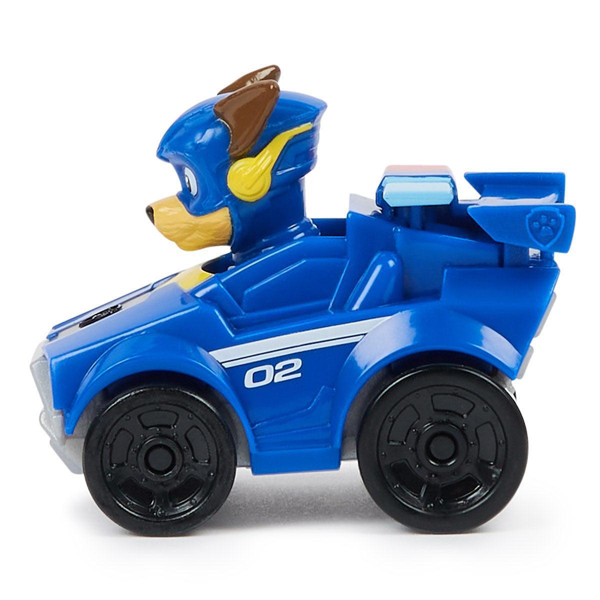 Miniatura Carrinho Patrulha Canina Racer Miniatura E Boneco Brinquedo