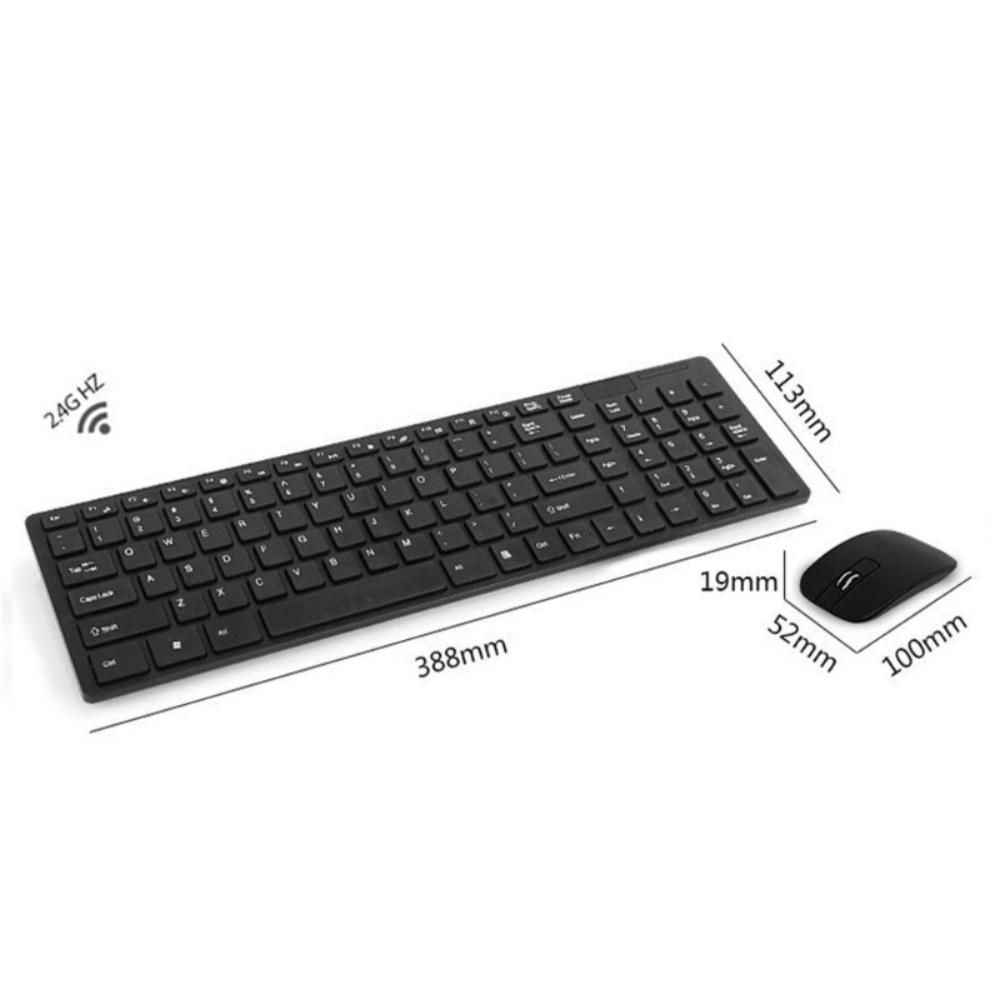 Miniatura Kit Teclado e Mouse Bluetooth - Branco - Verde
