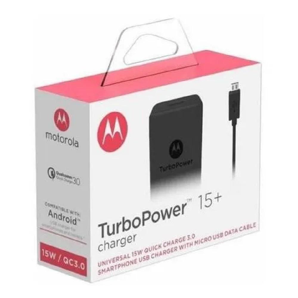 Miniatura Carregador De Celular Motorola Turbo Power 15W 3.0 V8