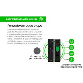 Smart TV 65" Neo QLED 8K Samsung QN800C Mini LED, Painel 120hz, Processador com IA, Som em Movimento Plus, Tela sem limites, Ultrafina, Única Conexão