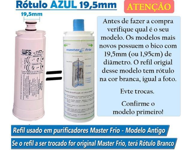 Miniatura Kit 4 Filtro Refil Masterfrio Rotulo Branco 19,5Mm Bico Fino