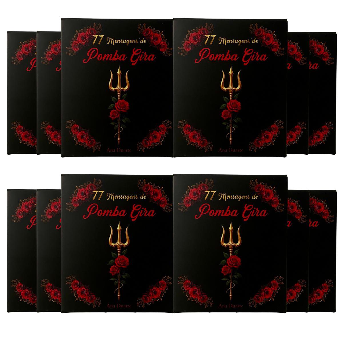 Miniatura Kit Com 12 Box 77 Mensagens Espirituais Diárias Pomba Gira