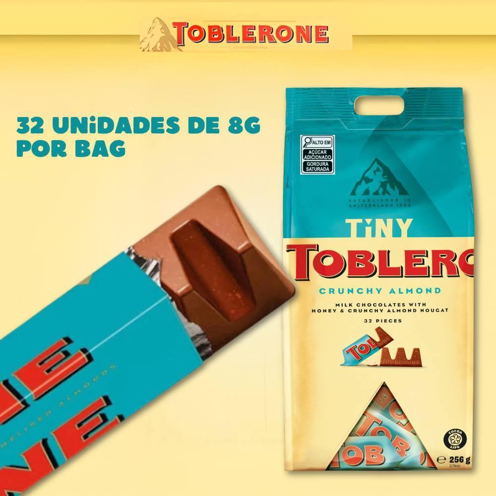 Miniatura Mini Toblerone Tiny Crunchy Almond Bag 256G